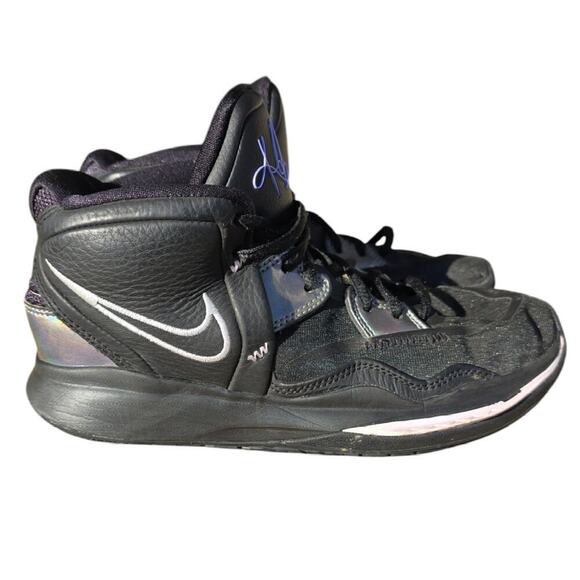 Nike Kyrie Infinity 8 Black Metallic Silver CZ0204-005 Size 6 Basketball School - Picture 4 of 8